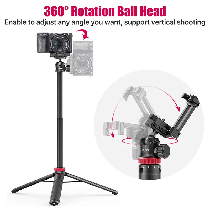 Ulanzi Mt44 576 Inch Extendable Livebroadcast Tripod Stand 2 | PricZone Ulanzi Mt 44 576 Inch Extendable Livebroadcast Tripod Stand 2 | PricZone