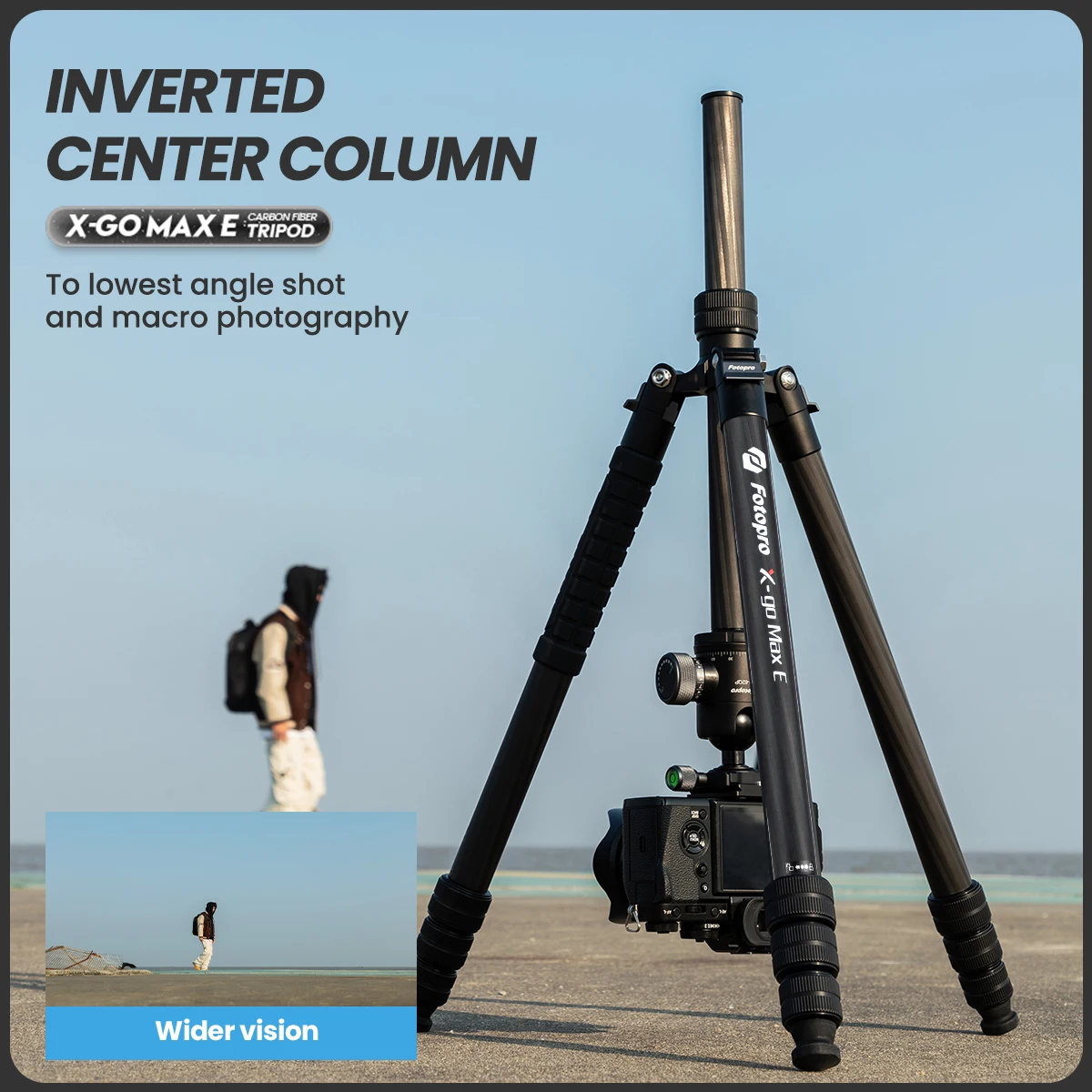 Fotopro 170Cm Carbon Fiber Tripod for Camera with Ball Head 6 | PricZone Fotopro 170Cm Carbon Fiber Tripod for Camera with Ball Head 6 | PricZone