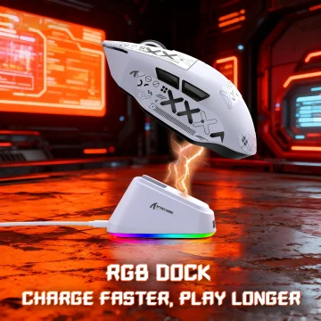 Attack Shark V6 65G Wireless Gaming Mouse RGB Magnetic 2