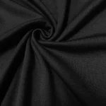 Plus Size Womens Short Sleeve TShirt AllSeason Comfort 5 | PricZone Twisted black fabric forming a subtle spiral pattern showing soft texture and folds | PricZone