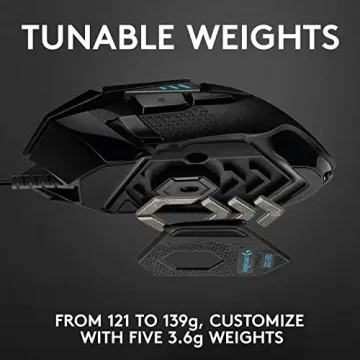 Logitech G502 Wired Gaming Mouse with High Performance 1