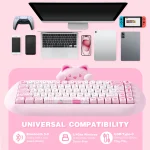 Yunzii C68 Wireless Gaming Keyboard Hi Fi Cute Cat Custom 3 | PricZone