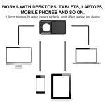 3Pcs Plastic Webcam Covers for Phone Laptop Desktop 1 | PricZone 3Pcs Plastic Webcam Covers for Phone Laptop Desktop 1 | PricZone