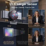 4K Webcam with 115 Sensor Metal Body and 02S Autofocus 2 | PricZone 4K Webcam with 115 Sensor Metal Body and 02S Autofocus 2 | PricZone