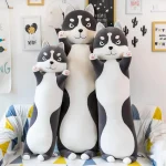 110Cm Giant Husky Plush Pillow Funny Serious Face Big Dog 1 | PricZone