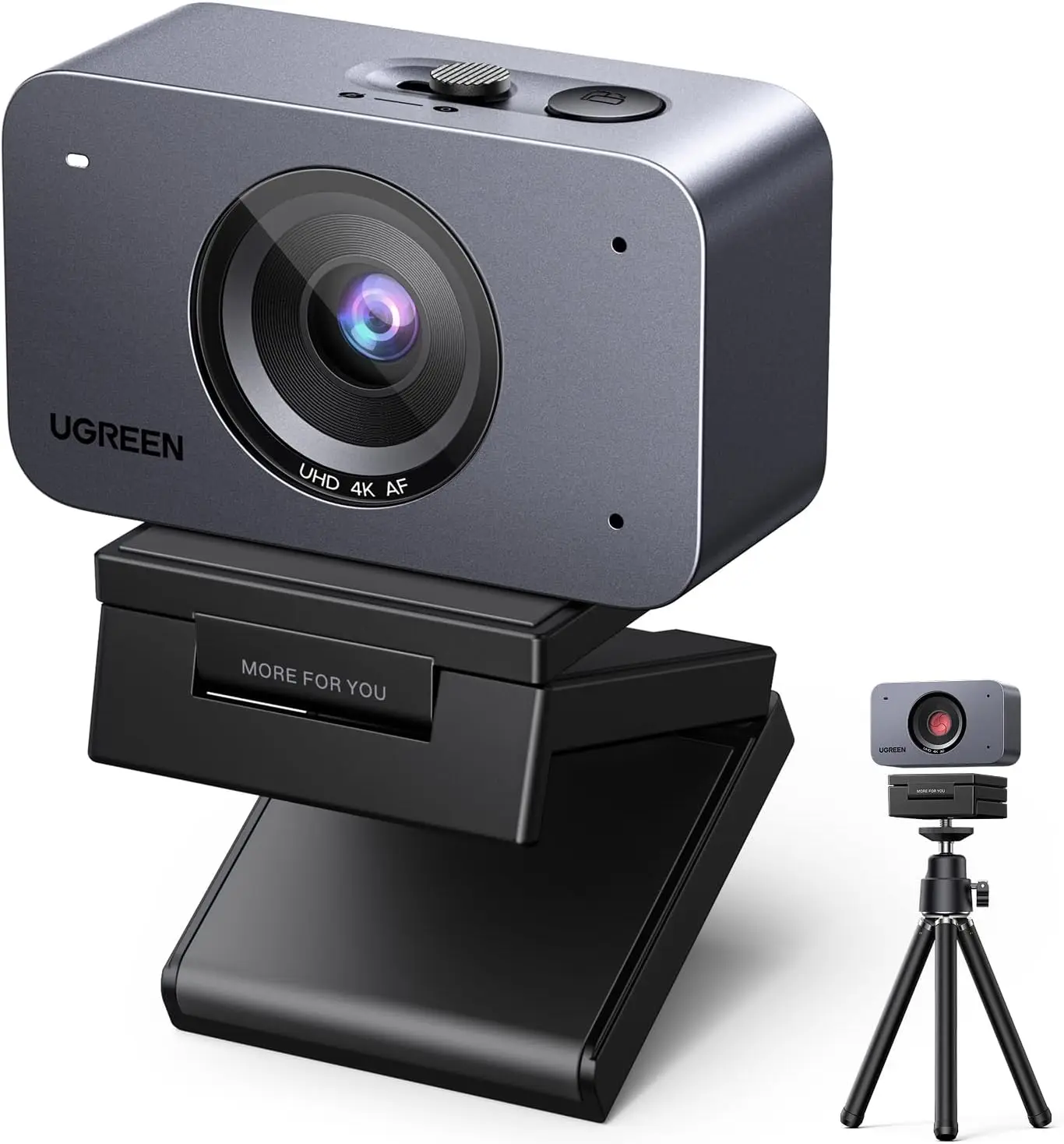 4K Webcam with Auto Focus and Noise-Canceling Mics 7