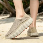 Casual Sneakers Hollow Breath Platform Loafers Soft 6 | PricZone