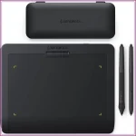 Wireless Drawing Tablet 8192 Levels Pressure 2 Stylus Pens 1 | PricZone Xencelabs drawing tablet with a dark gray surface two side by side pens and a matching protective case above all on a light background | PricZone