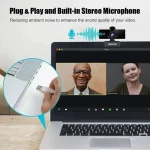 1080P Business Webcam with Dual Microphone and Privacy Cover 3 | PricZone 1080P Business Webcam with Dual Microphone and Privacy Cover 3 | PricZone