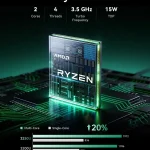 Amd Ryzen 3250U Mini PC 8G RAM 256Gb Rom 2 | PricZone
