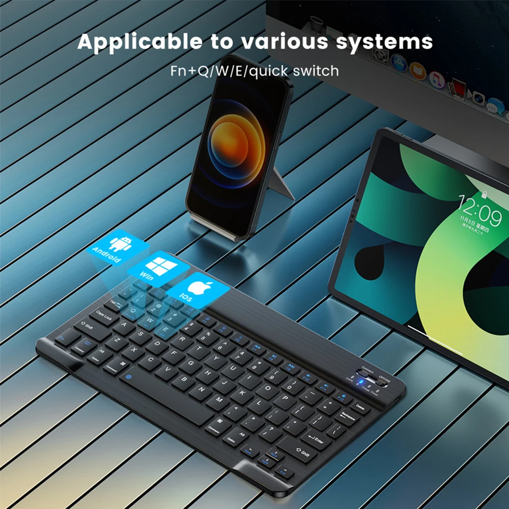 Wireless Keyboard Mouse for iOS Android Windows 16