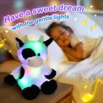 Glowing Dairy Cattle Farm Cow Plush Toy for Kids 4 | PricZone