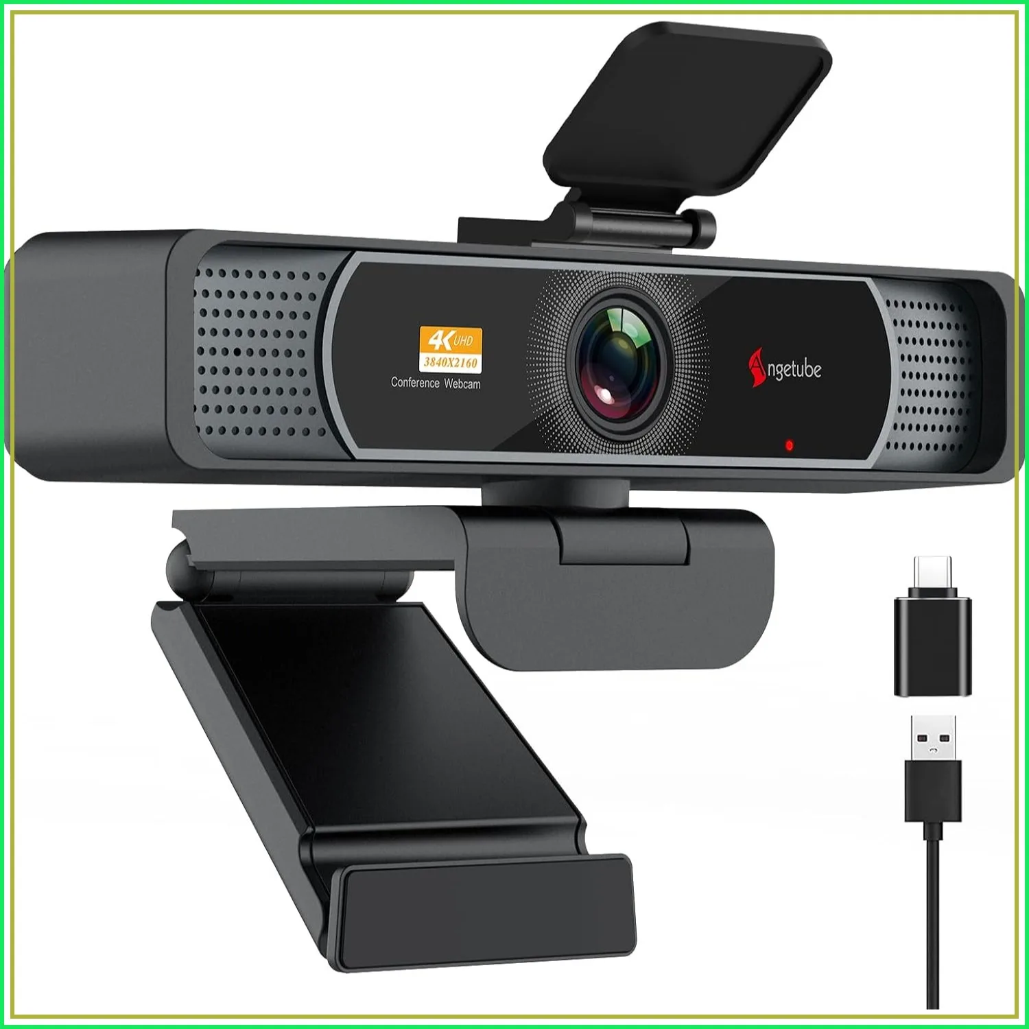 4K Webcam with 120° Wide Angle Pdaf Autofocus 7