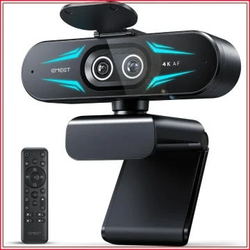 4K Dual Camera Webcam with 11X Hybrid Zoom and Pdaf 1 | PricZone