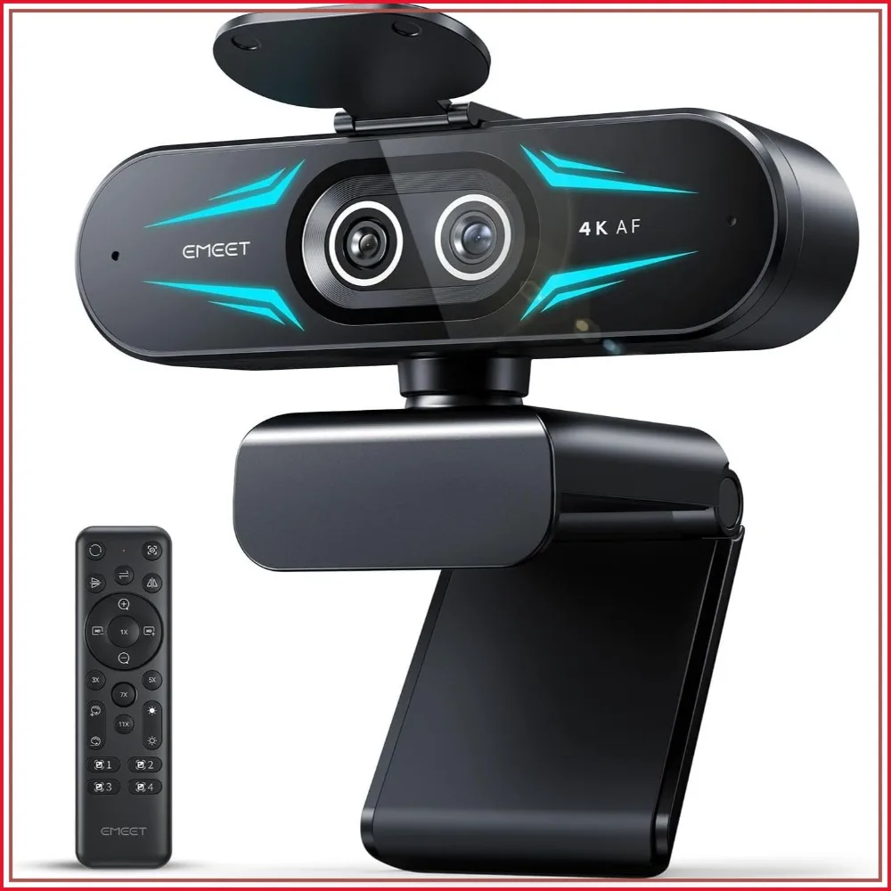 4K Dual Camera Webcam with 11X Hybrid Zoom and Pdaf 1 | PricZone 4K Dual Camera Webcam with 11X Hybrid Zoom and Pdaf 1 | PricZone