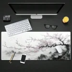 Large Sakura Cloud Pattern Rubber Base Mouse Pad for Office 6 | PricZone