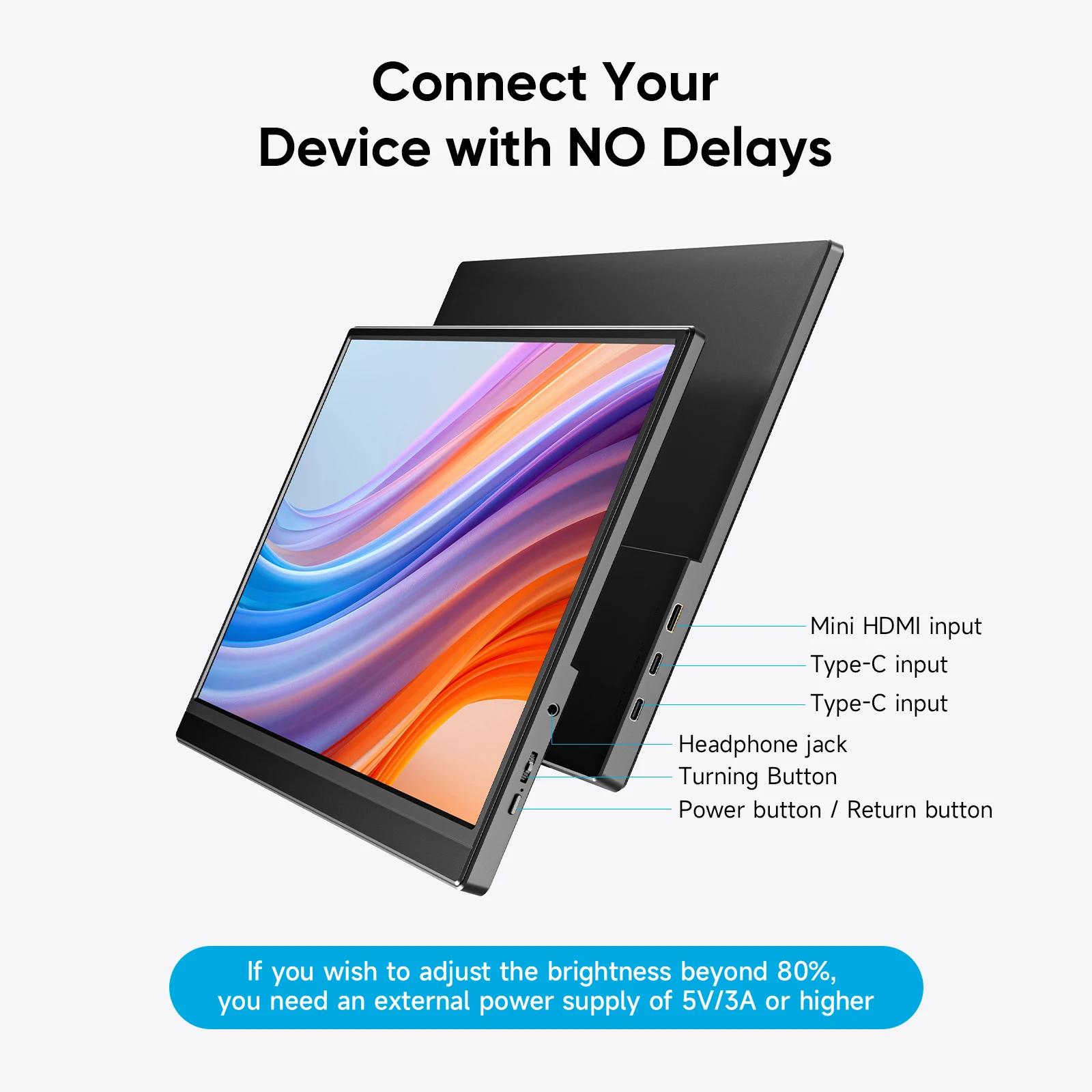Dopesplay 156Inch Portable FHD IPS External Monitor 2 | PricZone Dopesplay 156Inch Portable FHD IPS External Monitor 2 | PricZone
