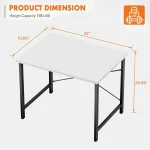 Sweetcrispy Computer Desk with Metal Frame 3 | PricZone