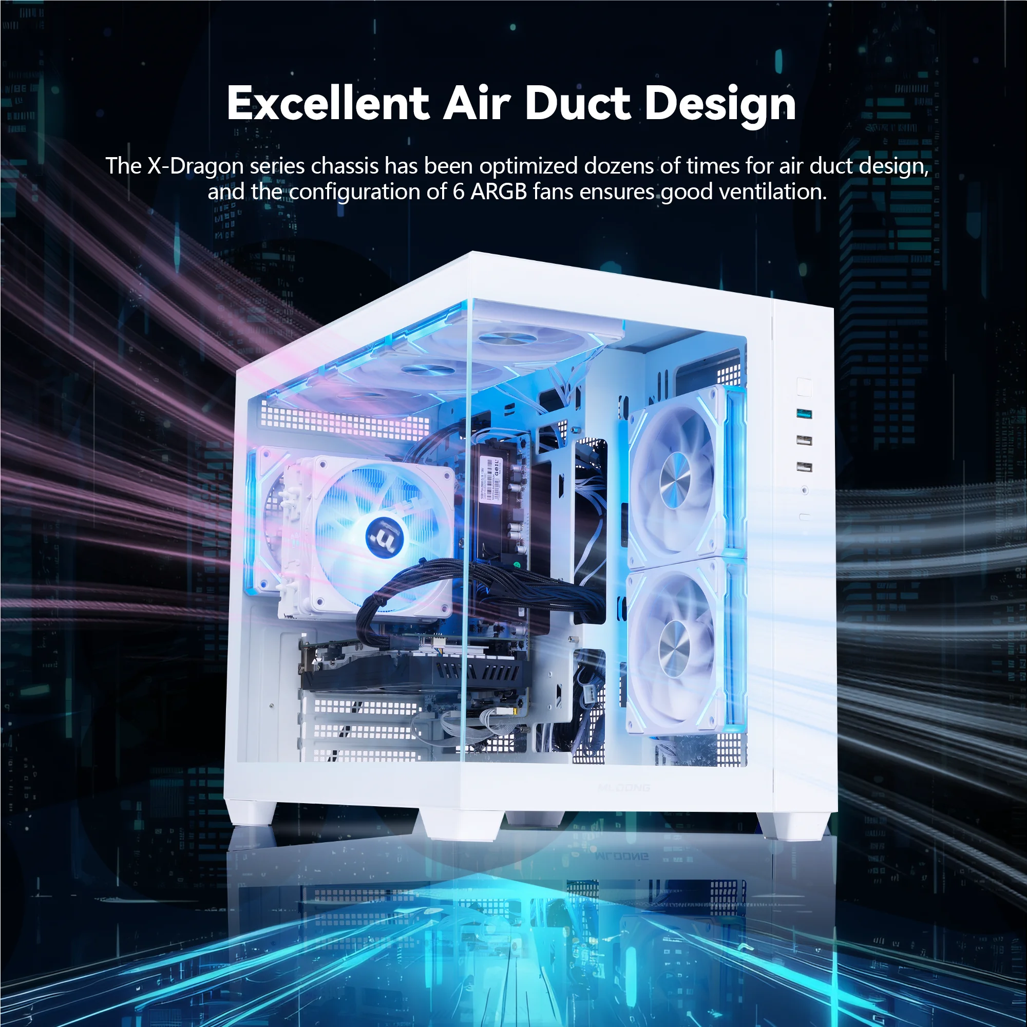 Mloong Gaming PC Desktop with AMD Ryzen 5 5500 and Radeon 5 | PricZone Mloong Gaming PC Desktop with AMD Ryzen 5 5500 and Radeon 5 | PricZone