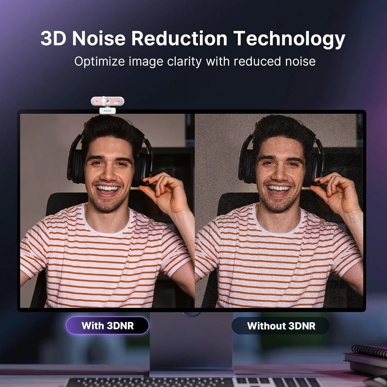 4K Webcam with Distortion-Free Lens 1080P 60Fps Autofocus 11
