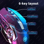 Wireless Bluetooth Gaming Mouse Ergonomic Mechanical 3 | PricZone