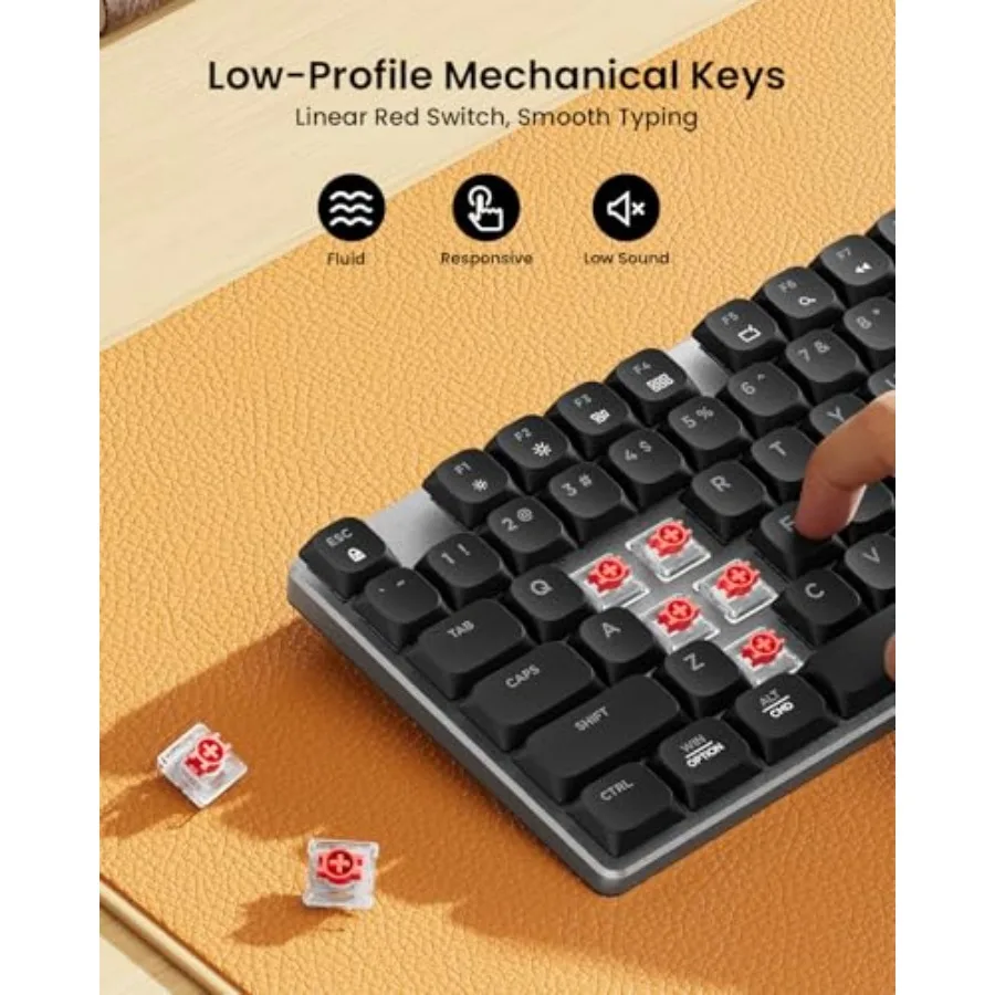 Km310 Wireless Mechanical Keyboard and Mouse Set 7