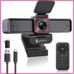 4K Webcam with AI Tracking and Wide Angle Remote Control 1 | PricZone 4K Webcam with AI Tracking and Wide Angle Remote Control 1 | PricZone
