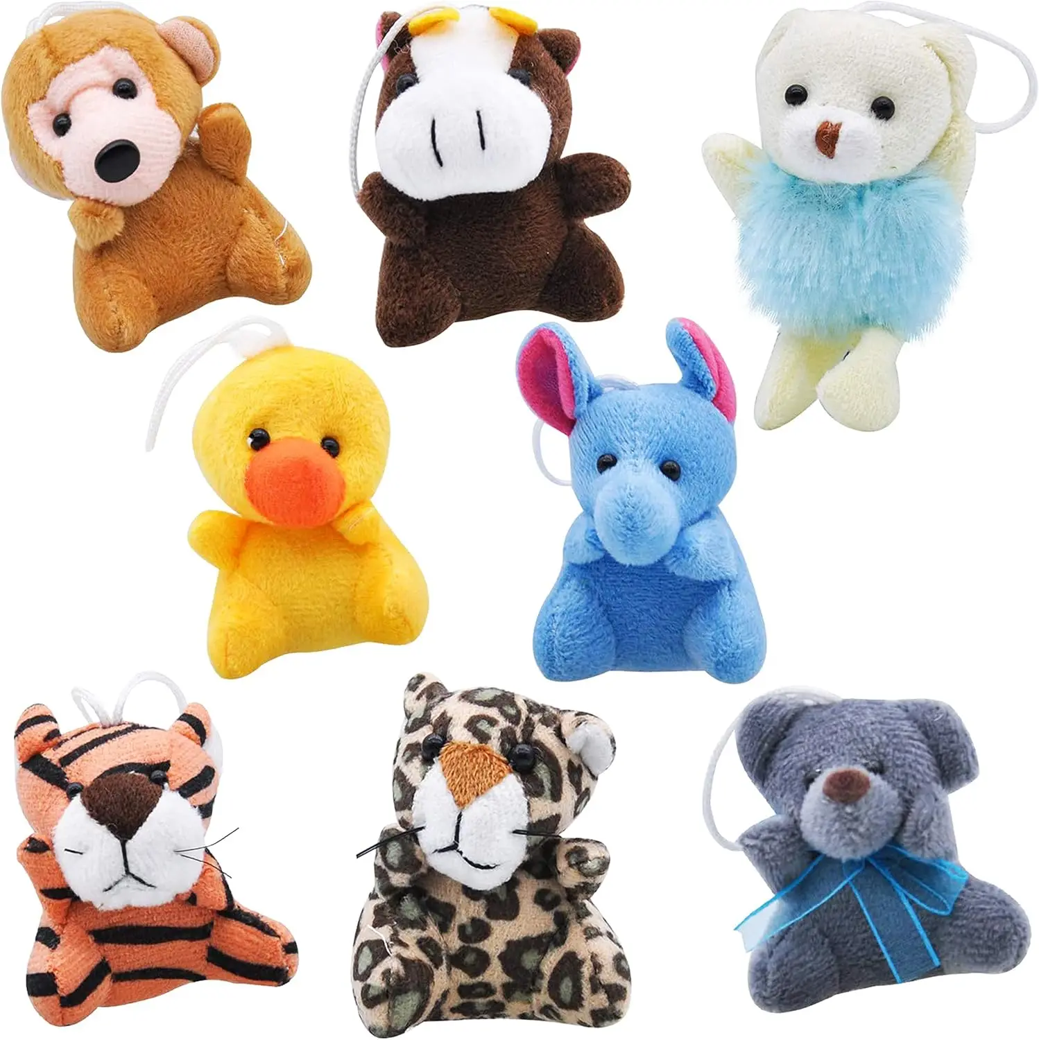 Pack Mini Animal Plush Toys Keychain Decoration 3 | PricZone Pack Mini Animal Plush Toys Keychain Decoration 3 | PricZone
