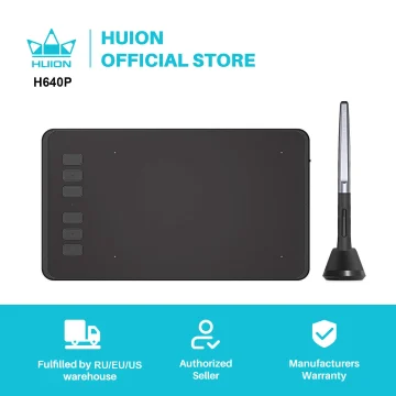 Huion H640P 6X4 Inch Digital Graphic Drawing Pen Tablet 1 | PricZone