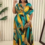 Plus Size Floral Print Maxi Dress for Women 3 | PricZone