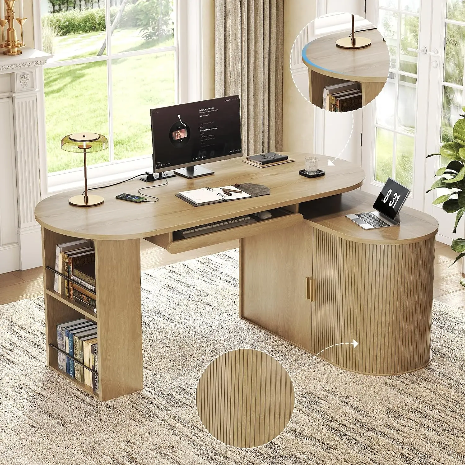 LShaped Computer Desk with Storage and Reversible Office 6 | PricZone L Shaped Computer Desk with Storage and Reversible Office 6 | PricZone