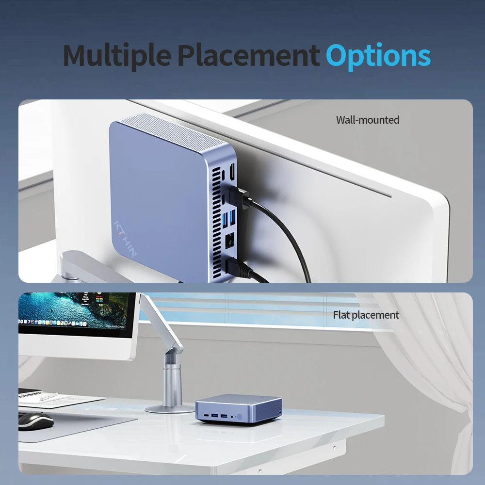Kthin Mid3 Mini PC I7 1360P with Wifi6 Bt5.2 16Gb Ddr5 RAM 6