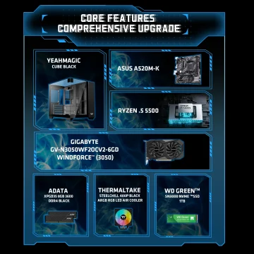 AMD Ryzen 5 5500 Gaming Desktop 16 GB DDR4 2 | PricZone
