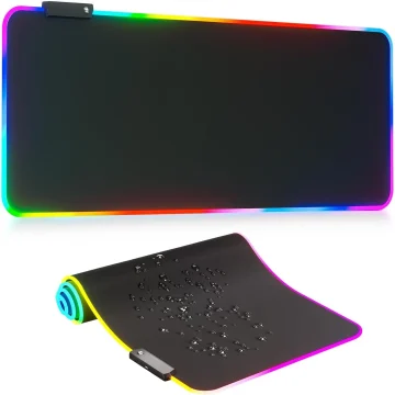 RGB Gaming Mouse Pad with 14 Lighting Modes Large Extended 1