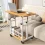 Adjustable Height Standing Desk with Wheels for Home Office
