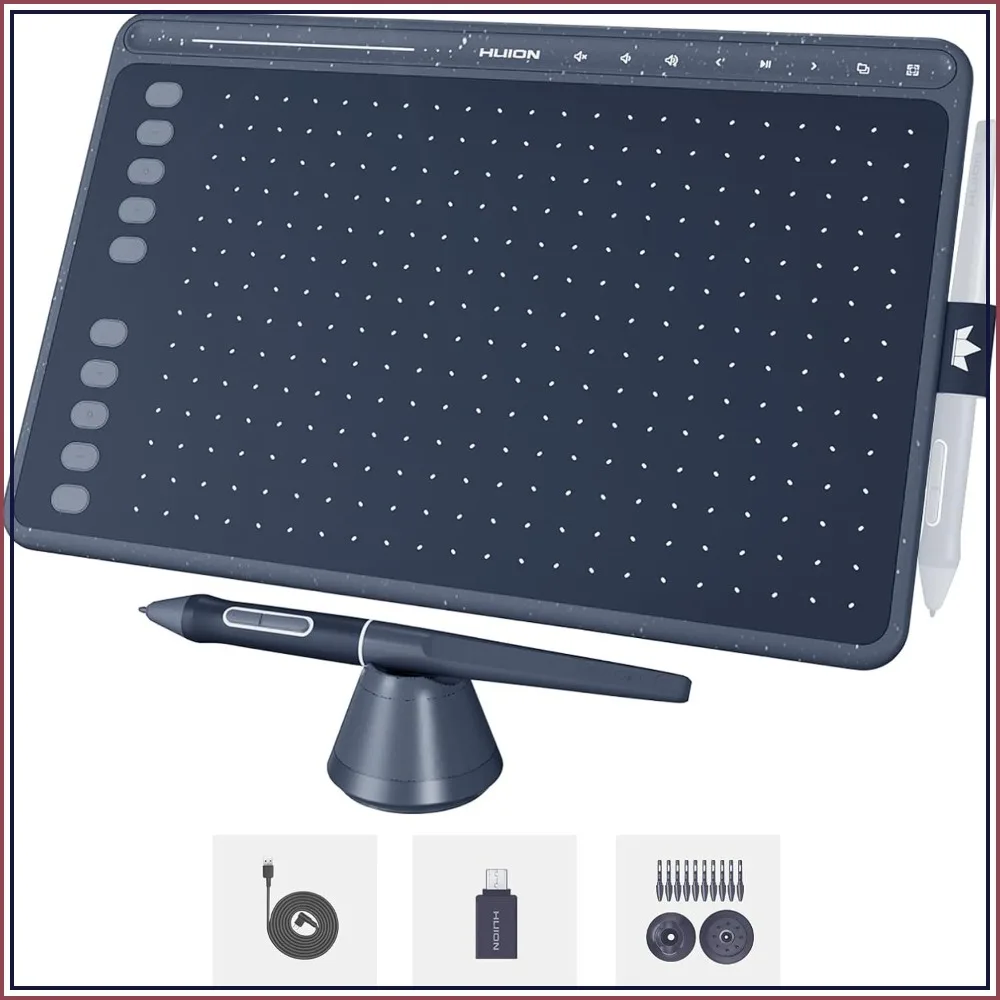10X6 Inch Graphics Drawing Tablet with BatteryFree Stylus 1 | PricZone 10X6 Inch Graphics Drawing Tablet with Battery Free Stylus 1 | PricZone