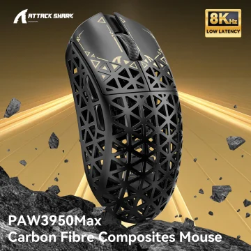 Attack Shark R5 Ultra Carbon Fiber Wireless 8K Gaming Mouse 1 | PricZone