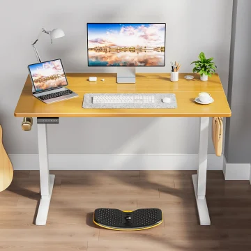 Mcq 55X24 Inch Electric Office Computer Desk with Wooden 1 | PricZone