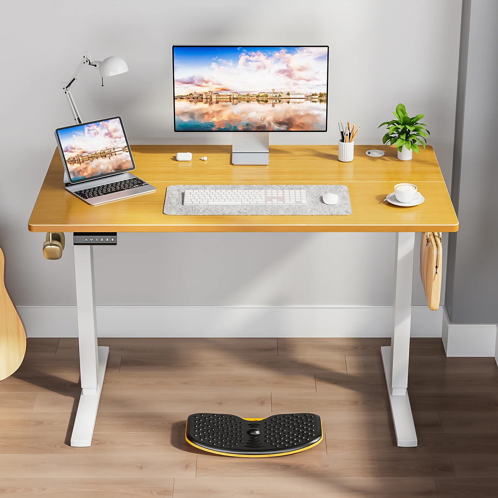 Mcq 55X24 Inch Electric Office Computer Desk with Wooden 1 | PricZone Mcq 55X24 Inch Electric Office Computer Desk with Wooden 1 | PricZone