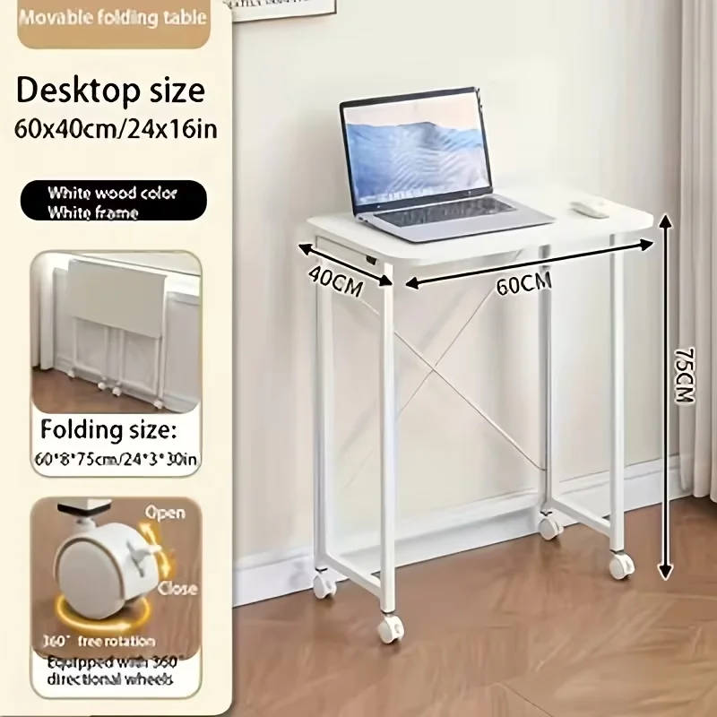 62X1575Inch Foldable Rolling Laptop Desk with XShaped 8 | PricZone 62X1575Inch Foldable Rolling Laptop Desk with X Shaped 8 | PricZone