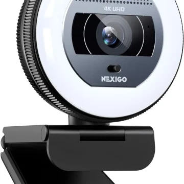 4K Webcam with Ring Light Pdaf Autofocus 1080P 60Fps Dual 1 | PricZone