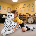 Extra Large Plush Lifelike Tiger Stuffed Animal Home Sofa 4 | PricZone
