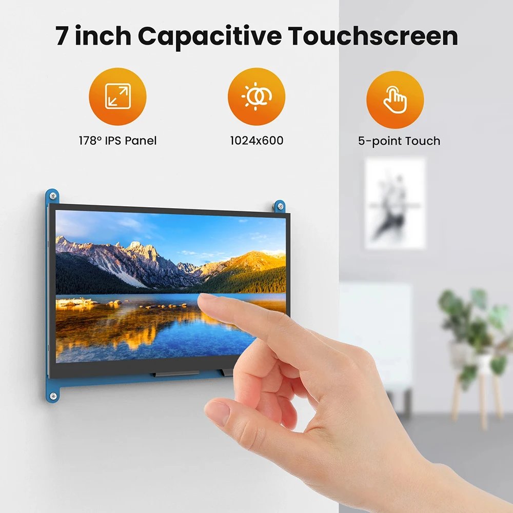 Inch Raspberry Pi Monitor 1024X600 HD IPS Touchscreen 11