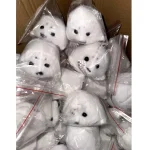 Soft Grey Seal Plush Keychain White Animal Pendant 4 | PricZone
