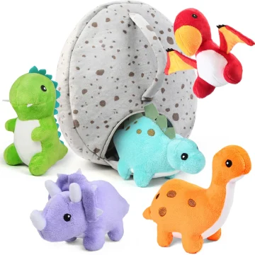 Small Dinosaur Plush Dolls In Egg Bag Toys for Kids 1 | PricZone