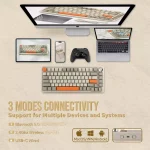 Ajazz Ak820 Max Wireless Office Gaming Esports Mechanical 6 | PricZone Ajazz Ak820 Max Wireless Office Gaming Esports Mechanical 6 | PricZone