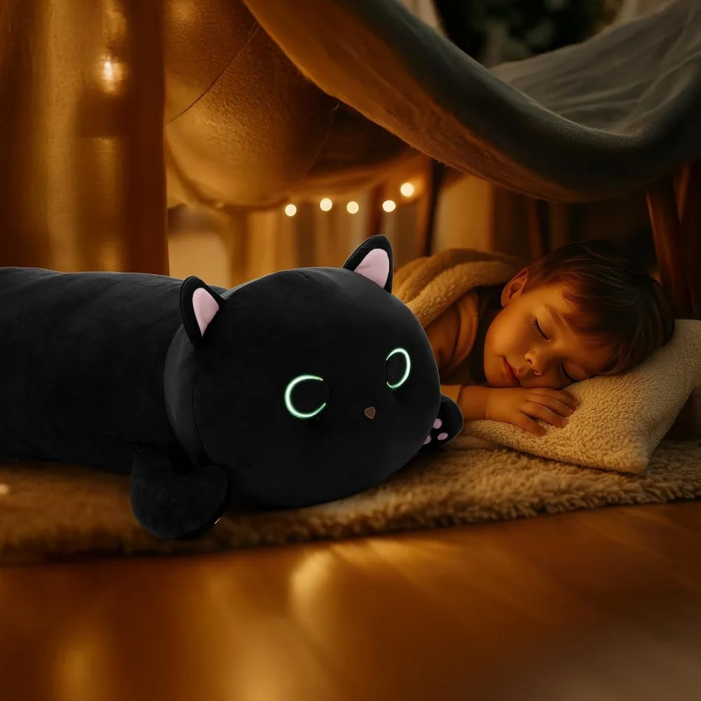 44inch GlowintheDark Giant Cat Plush Body Pillow 3 | PricZone 44 inch Glow in the Dark Giant Cat Plush Body Pillow 3 | PricZone
