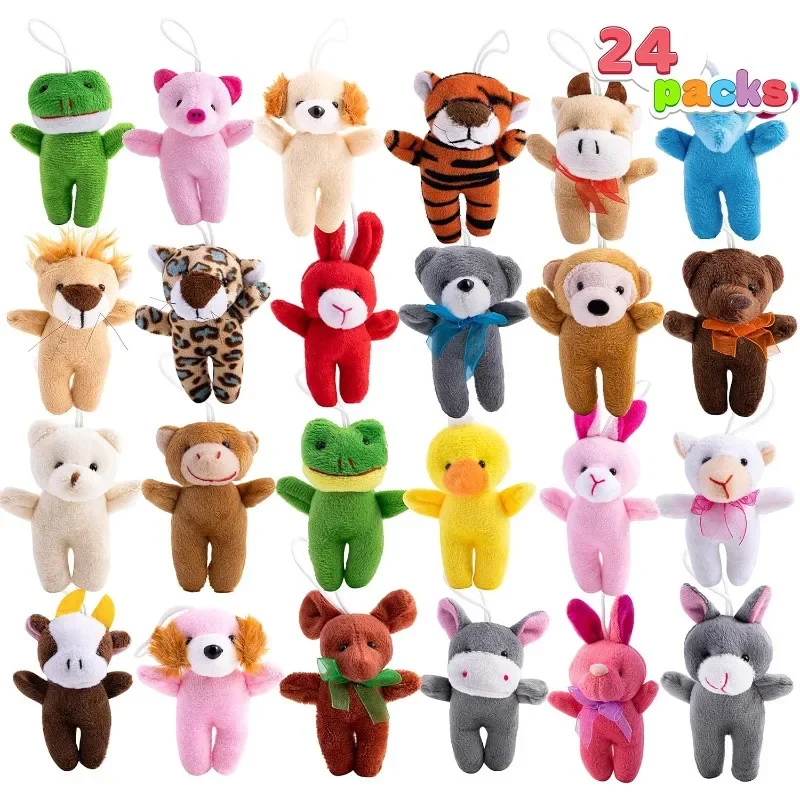 Pcs Mini Animal Plush Party Favors with Keychain Hoop 1 | PricZone Pcs Mini Animal Plush Party Favors with Keychain Hoop 1 | PricZone