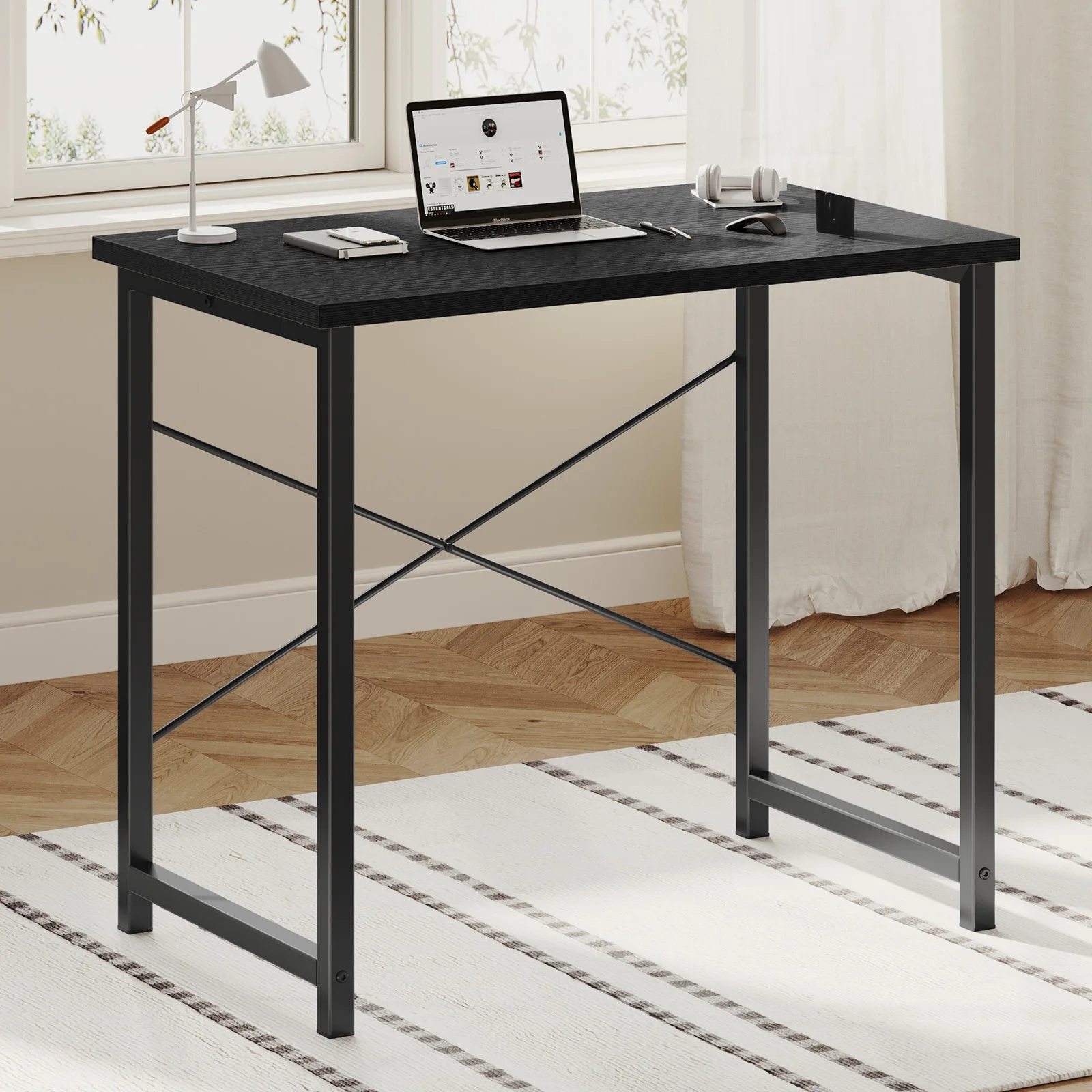 Standing Office Computer Desk Sturdy Metal Frame 1 | PricZone Standing Office Computer Desk Sturdy Metal Frame 1 | PricZone