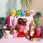 Pcs Mini Animal Plush Party Favors with Keychain Hoop 6 | PricZone Pcs Mini Animal Plush Party Favors with Keychain Hoop 6 | PricZone